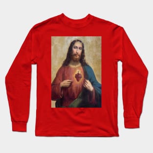 Sacred Heart of Jesus Christ Long Sleeve T-Shirt